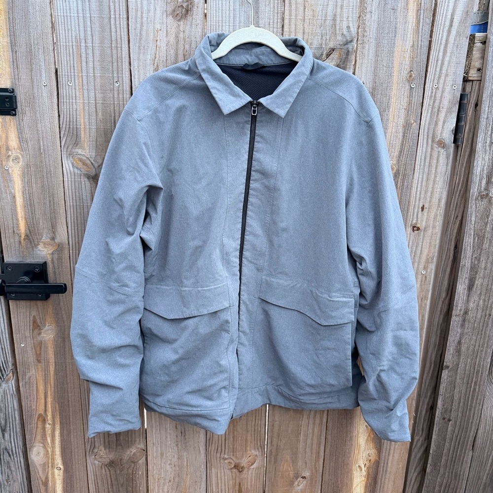 Lululemon Interurban Warmth Jacket Heathered Black Size XL